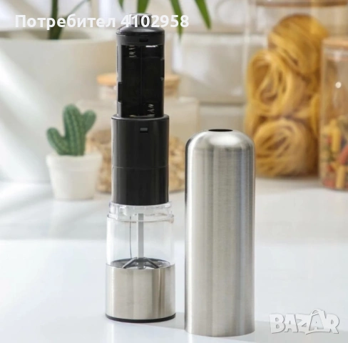 Звукова елекрическа мелачка за подправки, на батерии, снимка 5 - Аксесоари за кухня - 53124947