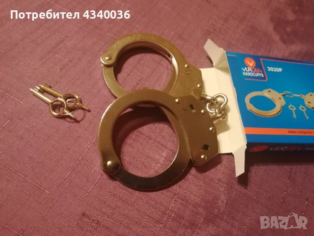 Белезници полицейски , снимка 9 - Екипировка - 48490903