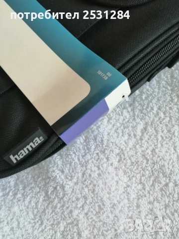 Нова чанта за лаптоп HAMA, 15.6"(40 cm), черен цвят. , снимка 5 - Части за лаптопи - 52574694