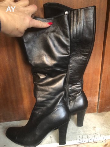 Дамски ботуши естествена кожа Platino