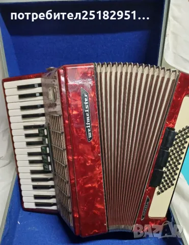 Акордеон 60баса WELTMEISTER stela , снимка 1