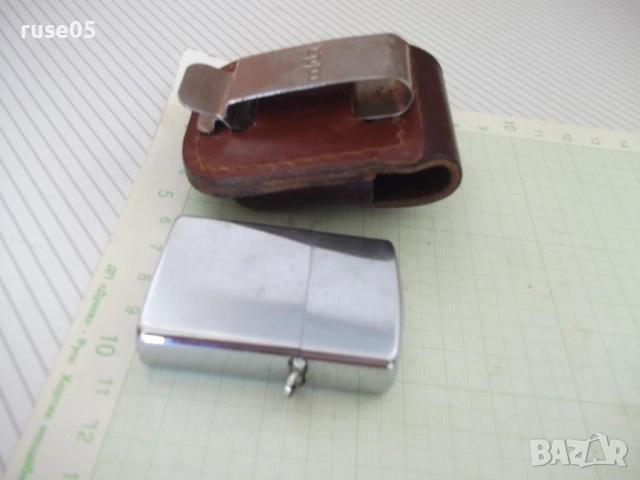 Запалка и калъф за запалка "ZIPPO" кафяв с клипс, снимка 5 - Колекции - 51772693