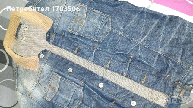 Мъжко яке L Мъжки дънки 30-34 размер , снимка 8 - Якета - 48528199