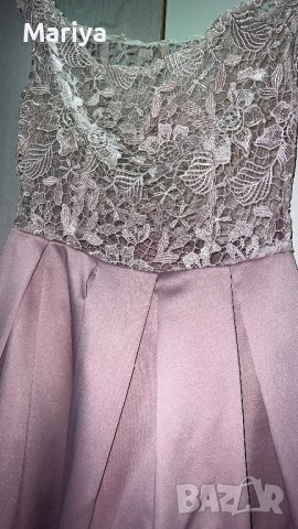 Официална рокля дантела, снимка 4 - Рокли - 37673670