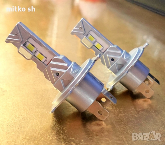 H4 Led автомобилни крушки, снимка 2 - Аксесоари и консумативи - 52920544