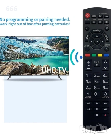 Дистанционно управление за телевизор Panasonic N2QAYB000829, заместващо N2QAYB000842, N2QAYB000928, , снимка 3 - Дистанционни - 53249813