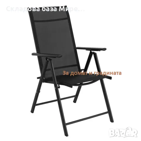  Сгъваем стол, 7 позиции облегалка, 69x55x102см, до 120 килограма , снимка 1