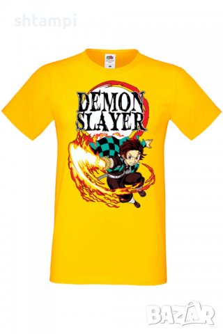 Мъжка тениска Demon Slayer Tanjiro Kamado 01,Анимация,игра,Празник,Повод,, снимка 10 - Тениски - 38075869