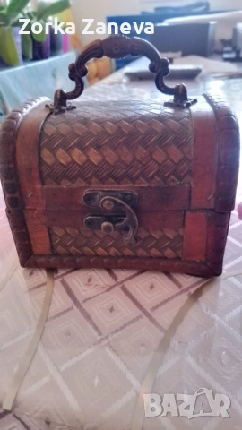 Ковчеже с метален обков, снимка 7 - Антикварни и старинни предмети - 53166394