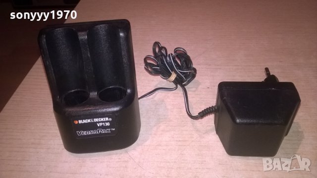black & decker versapak vp130 charger-внос швеицария, снимка 1 - Винтоверти - 27492290