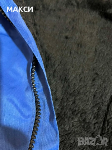 Разкошно мъжко макси много топло яке с дебела черна пухена подплата, джобове /2 бр свободни и 2 бр с, снимка 4 - Палта - 53140155