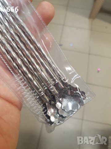 Метални лъжички-сламки