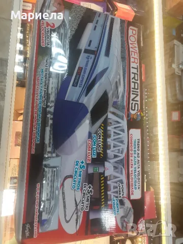 Влакова писта: PowerTrainToys5метра, Силови влакове Високоскоростен влак, снимка 3 - Електрически играчки - 48307861