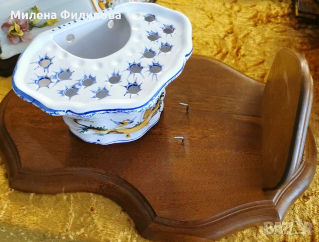 Декорация от дърво и порцелан , снимка 4 - Декорация за дома - 34593397