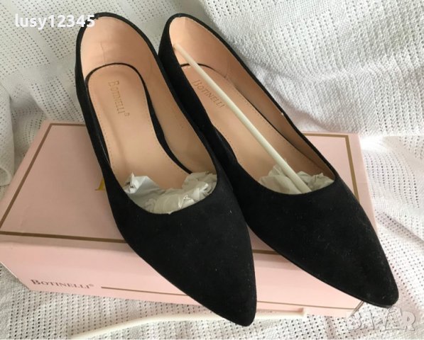Черни дамски обувки! 39, снимка 3 - Дамски ежедневни обувки - 37676700