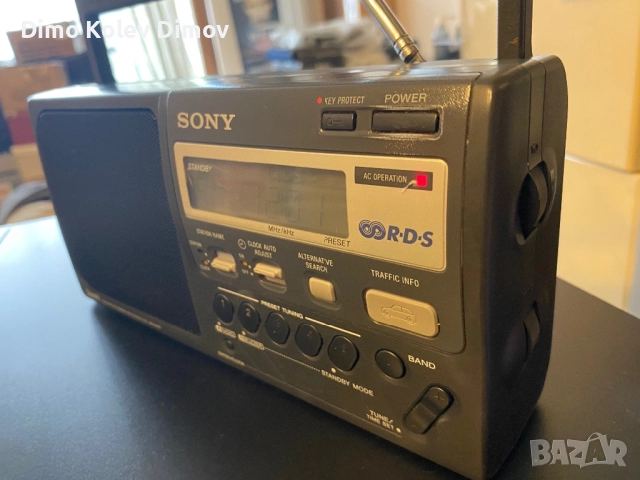 SONY ICF M50 RDS Радио, Ресийвър, снимка 2 - Радиокасетофони, транзистори - 51784996