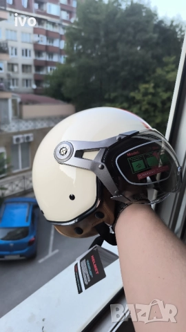 отворена каска тип пилотска, снимка 4 - Аксесоари и консумативи - 51752398