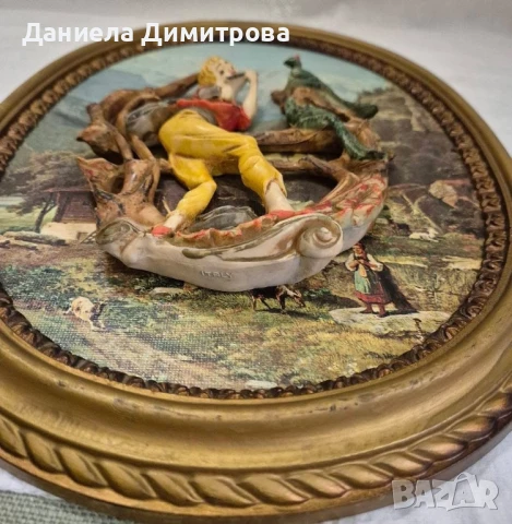3Д стенна картина " Момчето с флейтата", Италия, снимка 9 - Картини - 50758930