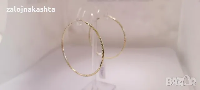 Нови Златни обеци-3,67гр/14кр, снимка 2 - Обеци - 49315473