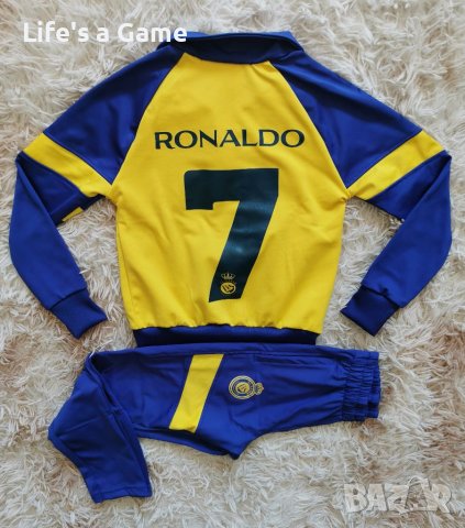 Детски футболен анцуг Ал Насър Роналдо Al Nassr Ronaldo юношески екип, снимка 2 - Детски анцузи и суичери - 39738311