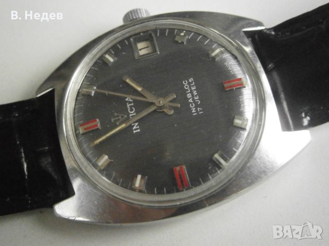 INVICTA, incabloc, 17 jewels, swiss made, TOP!, снимка 3 - Мъжки - 44000102