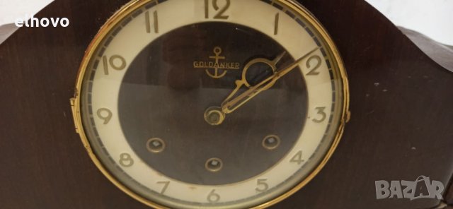 Старинен каминен часовник Goldanker, снимка 9 - Антикварни и старинни предмети - 33327983