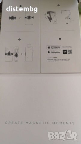 Гимбал за Смартфон  DJI OM 4 -за да направите  видеоклипове невероятно лесно без трептене на кадрите, снимка 2 - Селфи стикове, аксесоари - 37416091