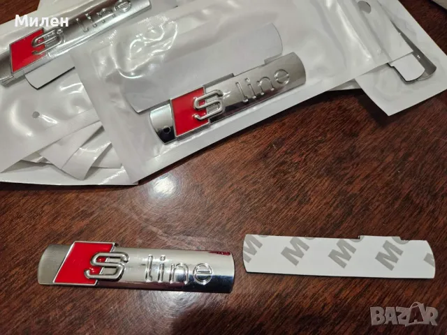 Метална емблема с надпис Sline