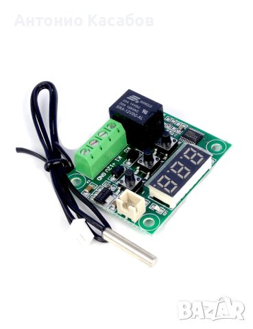 Дигитален термостат W1209 12V DC + СОНДА + КОРПУС, снимка 5 - Друга електроника - 43506551