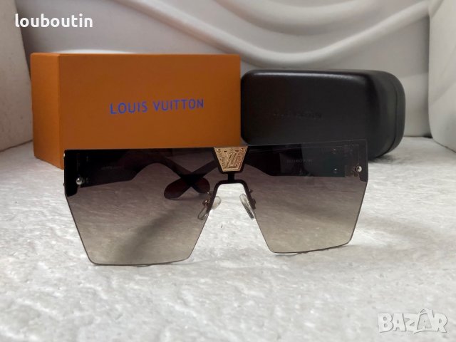 Louis Vuitton 2023 висок клас мъжки слънчеви очила маска, снимка 4 - Слънчеви и диоптрични очила - 38998534
