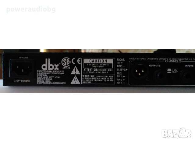 DBX 166xl - Compressor / Limiter / Gate - Компресор, Лимитер, Гейт, снимка 8 - Ресийвъри, усилватели, смесителни пултове - 43660227