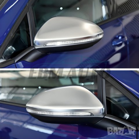 Хромирани капаци за огледала на Volkswagen Golf 6 / Passat B7 / Touran, снимка 2 - Аксесоари и консумативи - 44115082