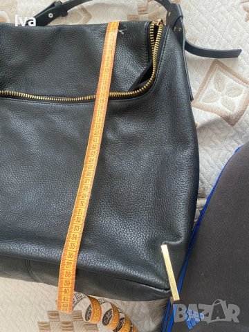 Дамска чанта естествена кожа черна , снимка 7 - Чанти - 40674616