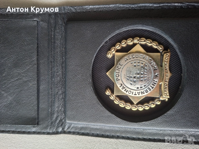 Кожен калъф с метален знак на IPA , снимка 3 - Колекции - 51479408
