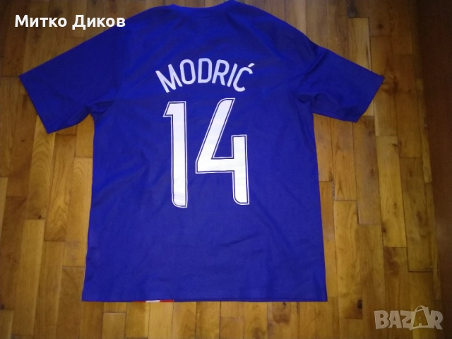 Хърватска футболна тениска маркова на Найк №14 Лука Модрич размер М, снимка 6 - Футбол - 51556221