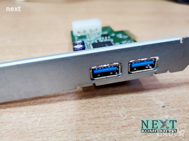 PCI контролер за компютър Acer 2 x USB 3.0 + Гаранция, снимка 3 - Други - 33094290