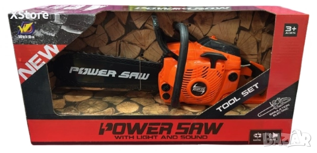 Моторен трион на батерии – Реалистично забавление за малки майстори, снимка 3 - Други - 48682000