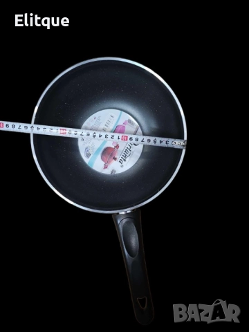 Тиган с гранитно покритие, диаметър 25 см.  , снимка 3 - Съдове за готвене - 52903878