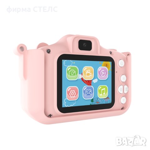 Дигитален детски фотоапарат STELS Q40s, 64GB SD карта, Игри, Снимки, снимка 11 - Други - 44043653