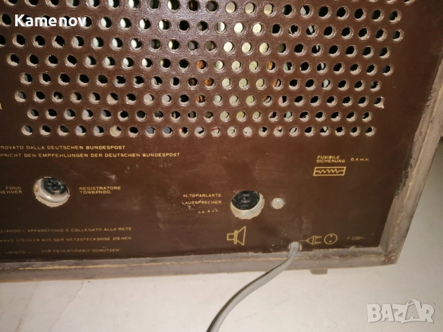 лампово радио, снимка 8 - Радиокасетофони, транзистори - 51978323