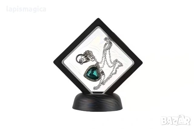 3D Висяща Рамка 11x11cm - Черна