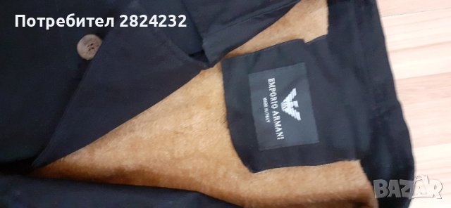 Мъжко палто на EMPORIO ARMANI , снимка 4 - Якета - 43939708