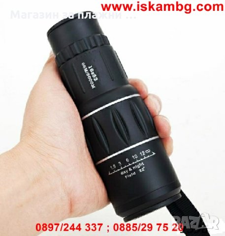 Монокъл Bushnell 16X52 Zoom, снимка 12 - Други стоки за дома - 28470439