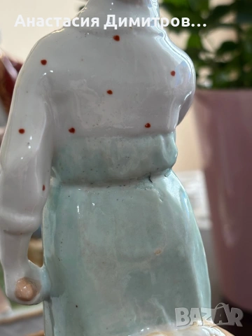Порцеланова статуетка Колхозница , снимка 7 - Антикварни и старинни предмети - 53477628