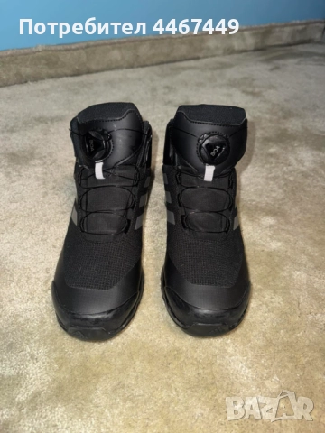 Зимни боти adidas TERREX Winter mid Boa Rain, снимка 10 - Детски обувки - 52605407