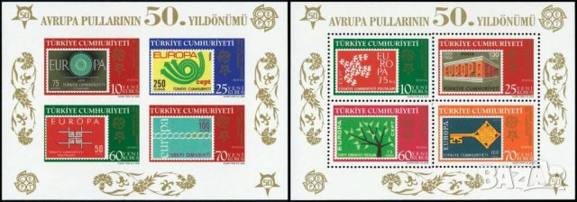 Турция 2005 "50 години Eвропа CEПT" (**) чисти бл. 58B+ 59A, снимка 1