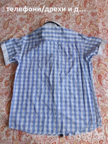 Риза с къс ръкав Giorgio Armani (M) като нова, снимка 2 - Ризи - 51668959