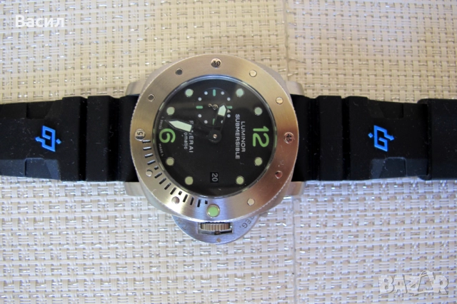 Panerai Submersible - Масивен 47 mm  автоматик, снимка 8 - Мъжки - 49604759
