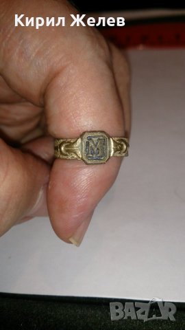 Много стар пръстен сачан ниска проба сребро -60321, снимка 3 - Други ценни предмети - 28866769