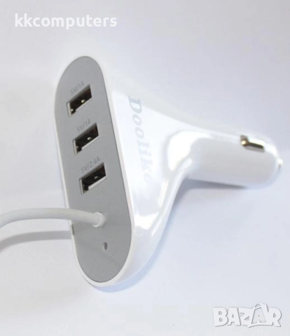 12V Зарядно за автомобил DOOLIKE CCA12 / 3USB + iPhone 6 Баркод : 452900